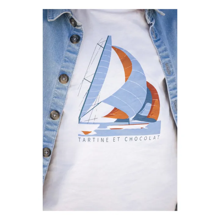 Tartine et Chocolat T-Shirt Avenue de la Mer | Bleu