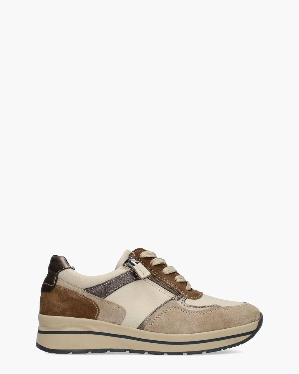 Cypres Yoanna Beige Damessneakers