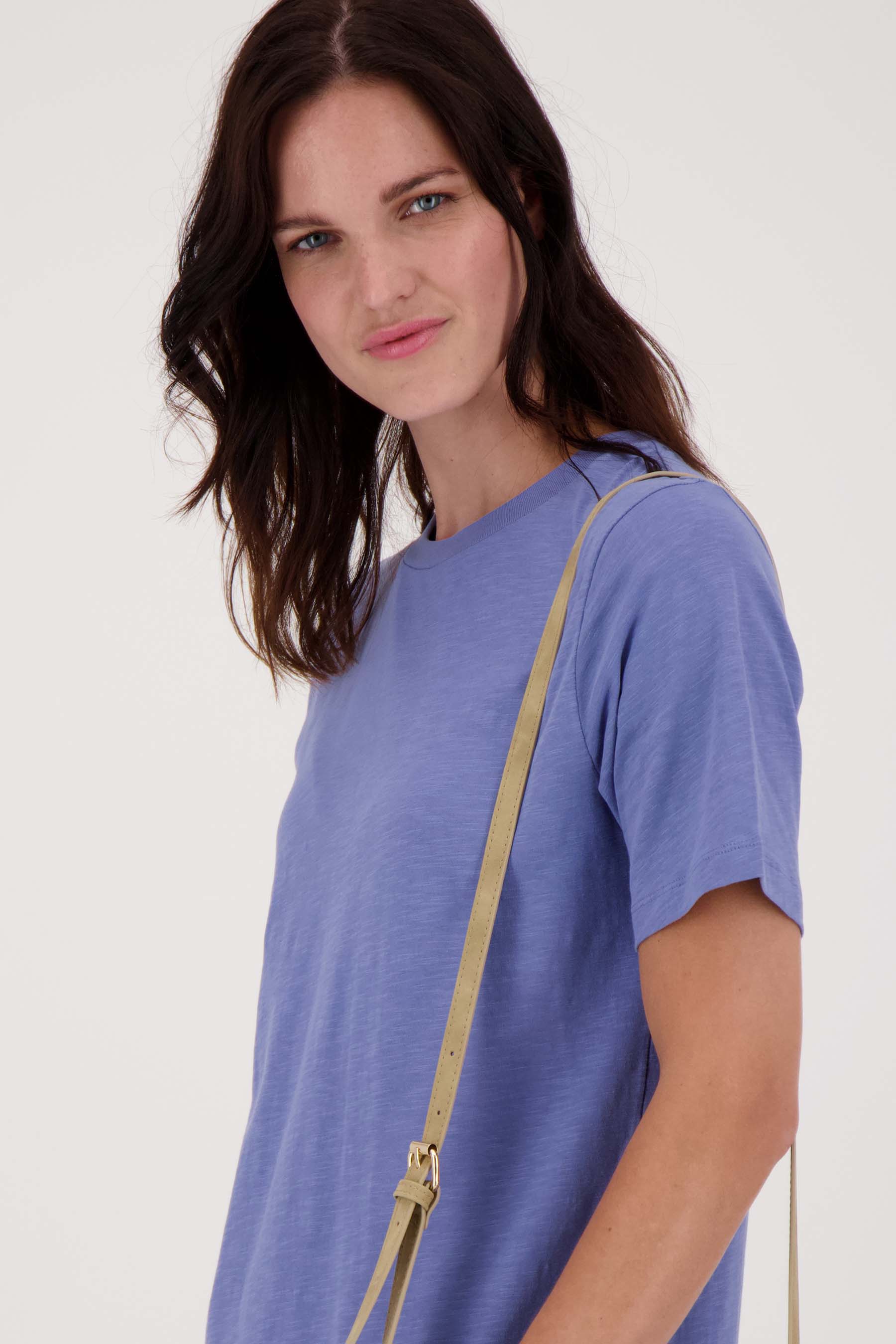 lange t-shirt jurk met split
