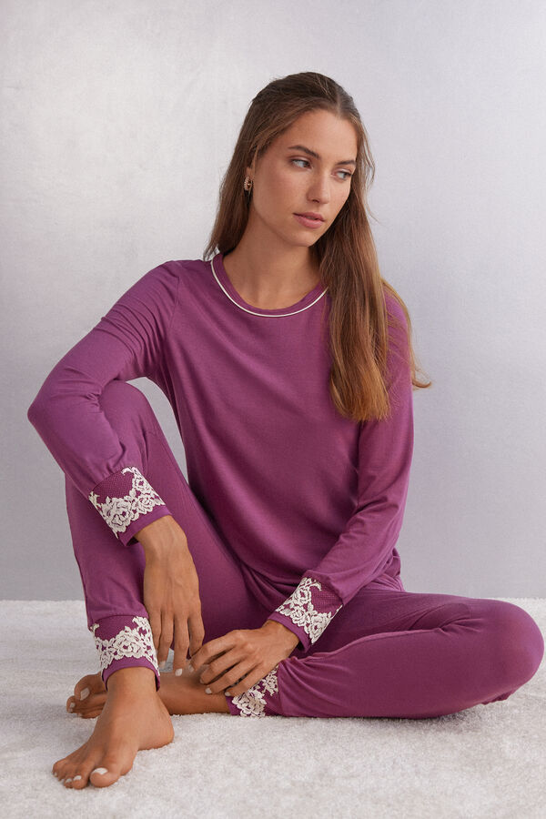 Camiseta modal com lindas flores