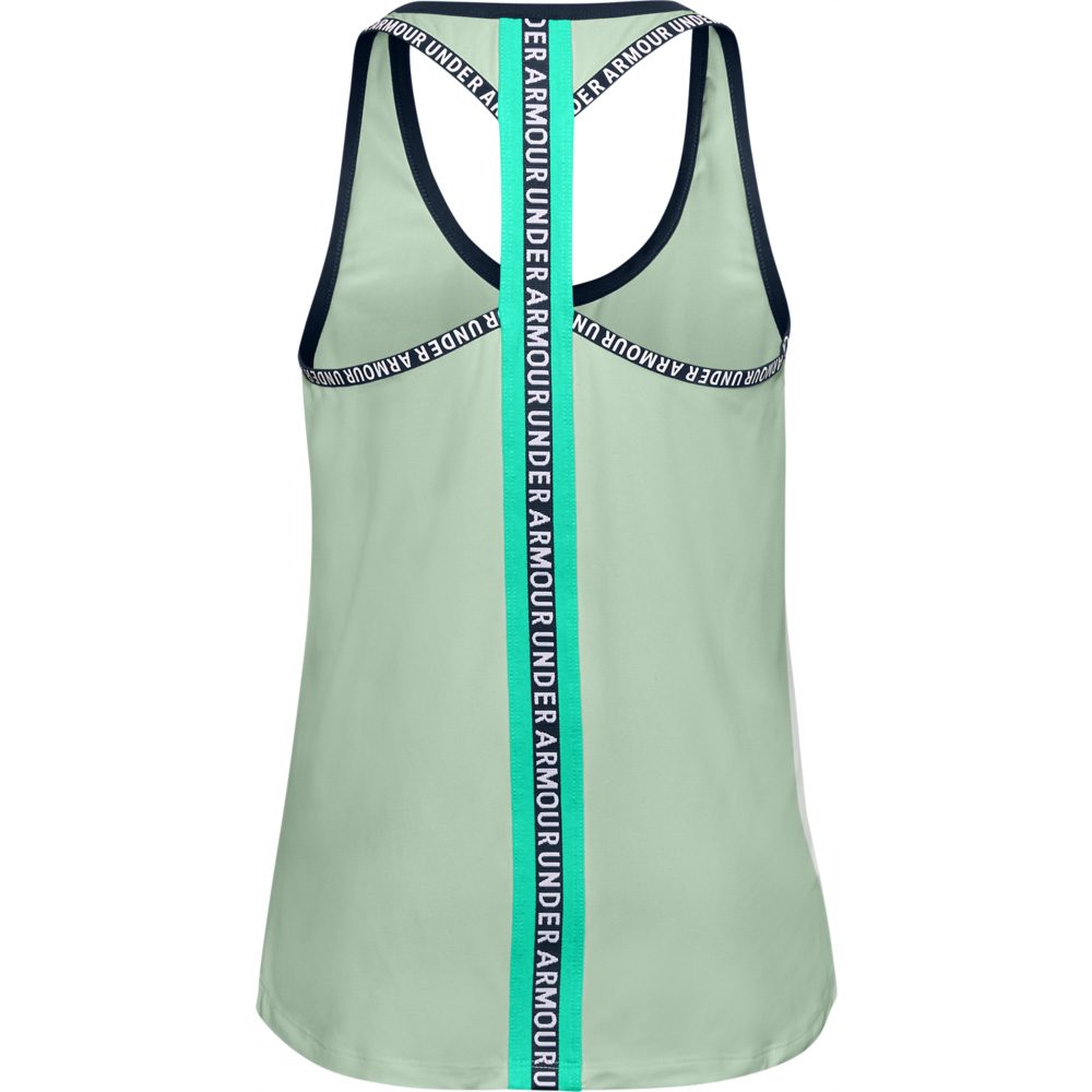 Under Armour Knockout Tanktop Mädchen seaglass blue