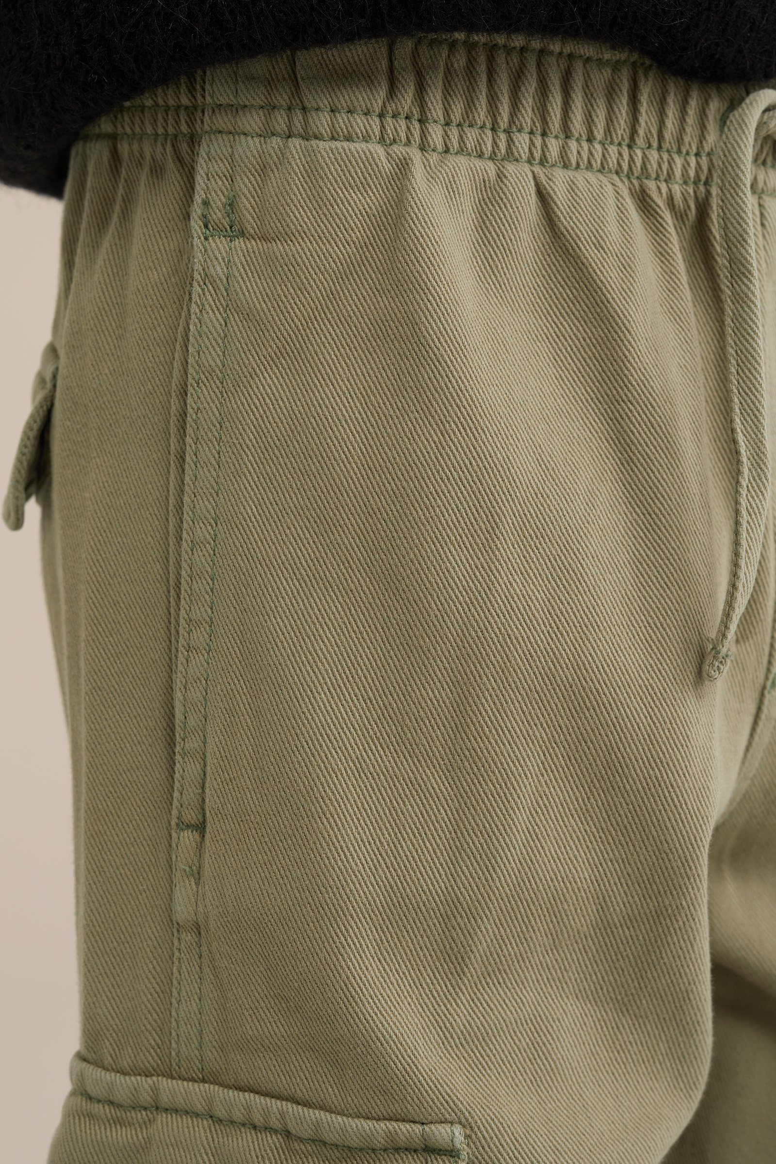 Meisjes regular fit cargobroek Blue Ridge Olijfgroen