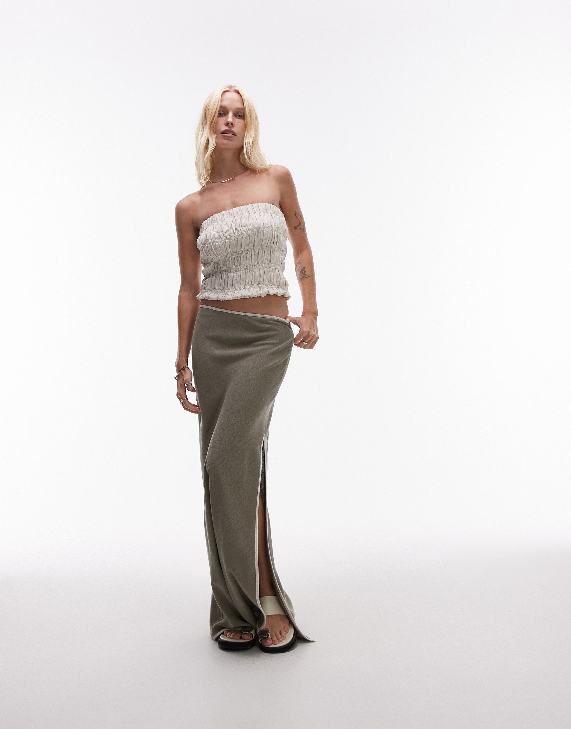 TOPSHOP Lange rok