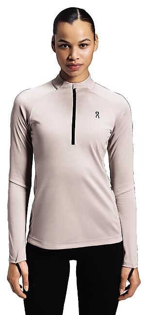 ON RUNNING - T-SHIRT ML DEMI ZIP CLIMATE SHIRT W