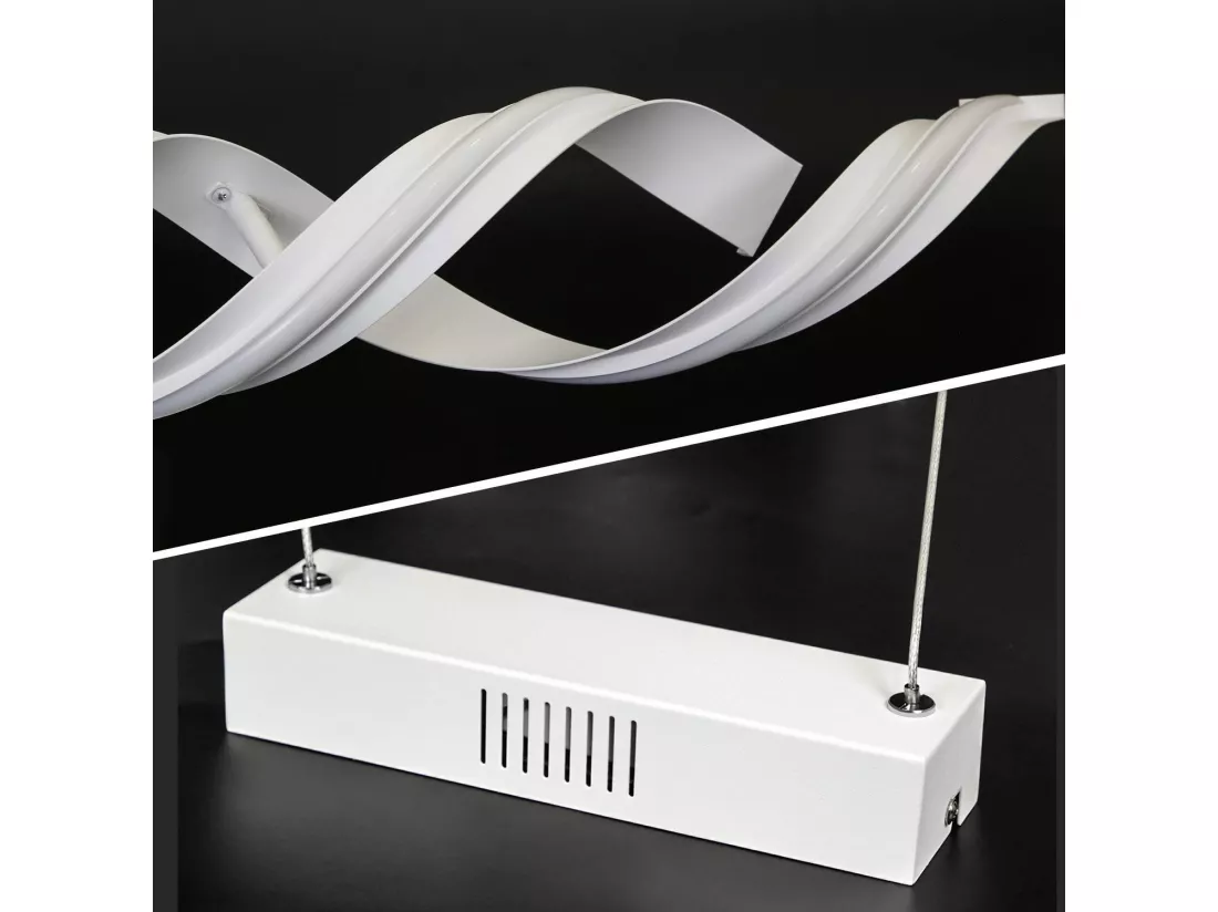 NETTLIFE Lampe suspendue Moderne 95CM Design 3000K Blanc chaud 29W