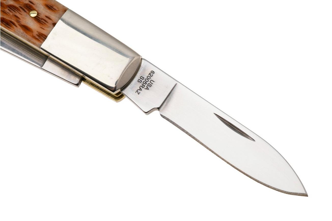 Case Razor Amber Bone, Peach Seed Jig, 10722, 62005RAZ SS zakmes