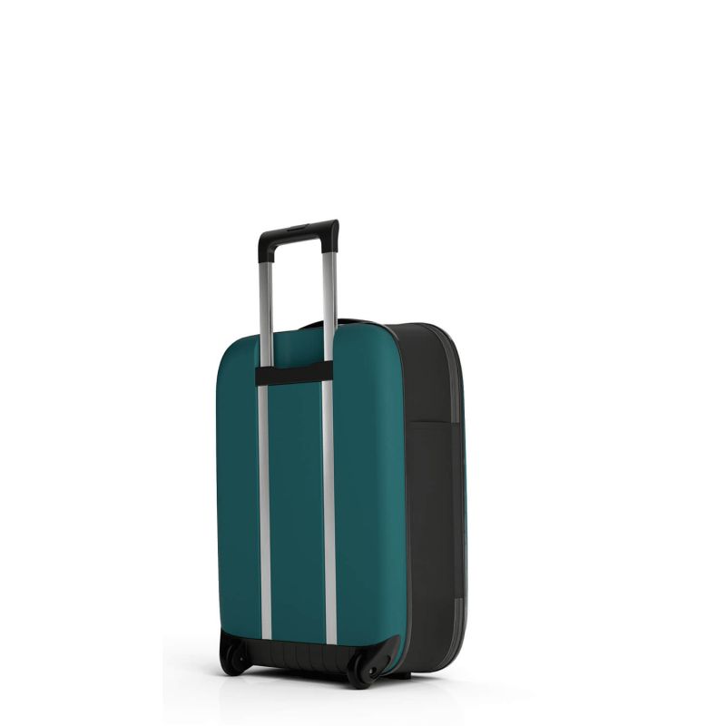Valise cabine hybride pliable Flex Vega 55 cm Deep Lagoon