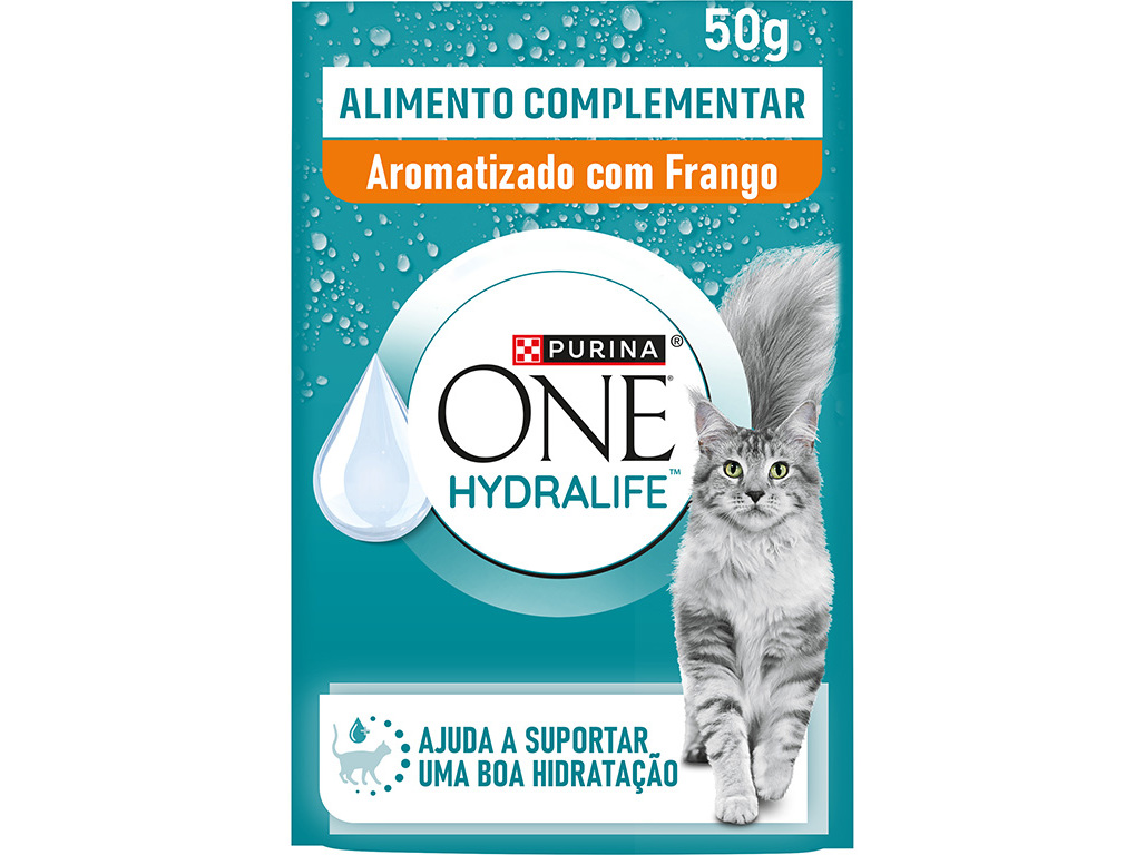 ALIMENTO COMPLEMENTAR PURINA ONE HYDRALIFE FRANGO 50G