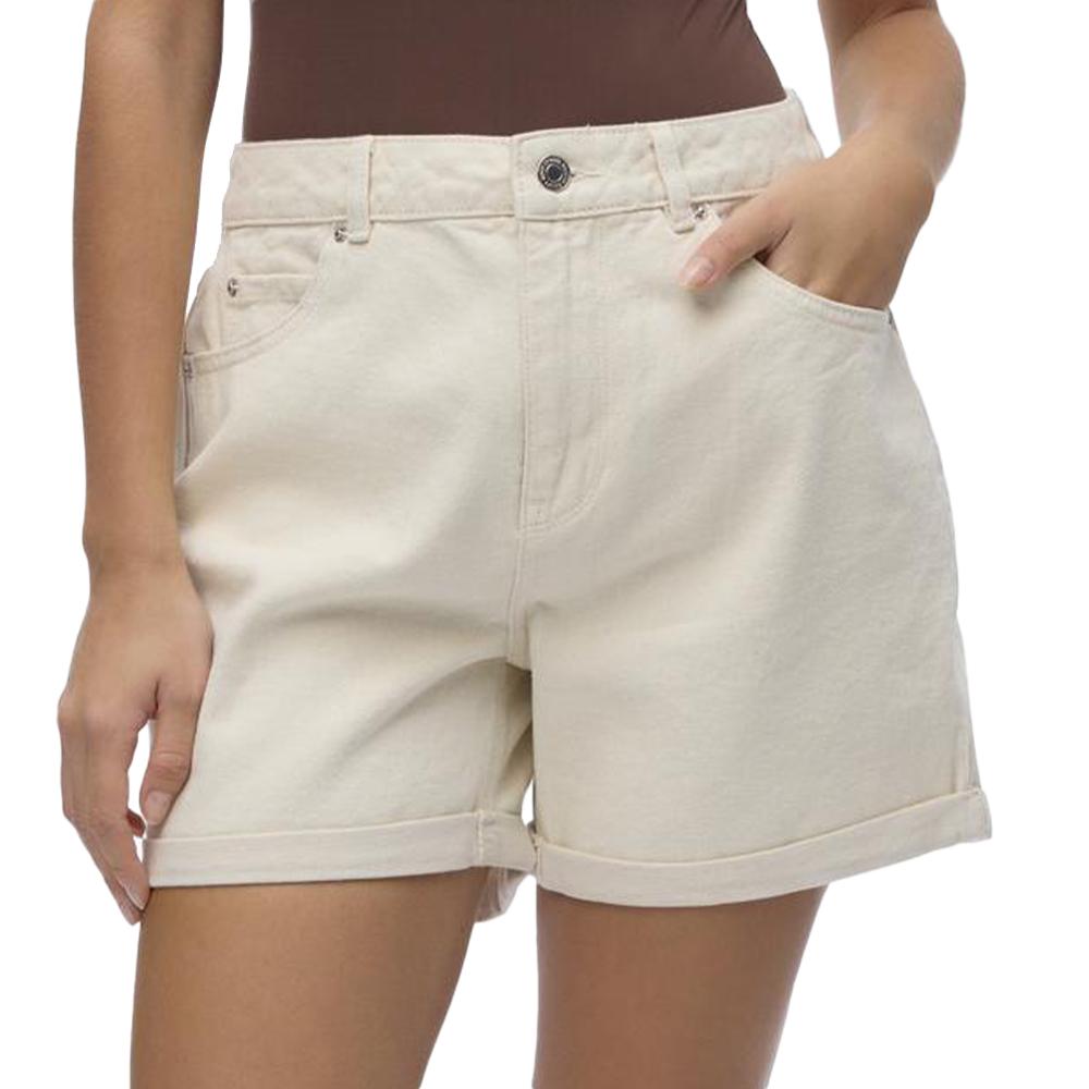 Vero Moda Short Écru Femme Vero Moda Zuri