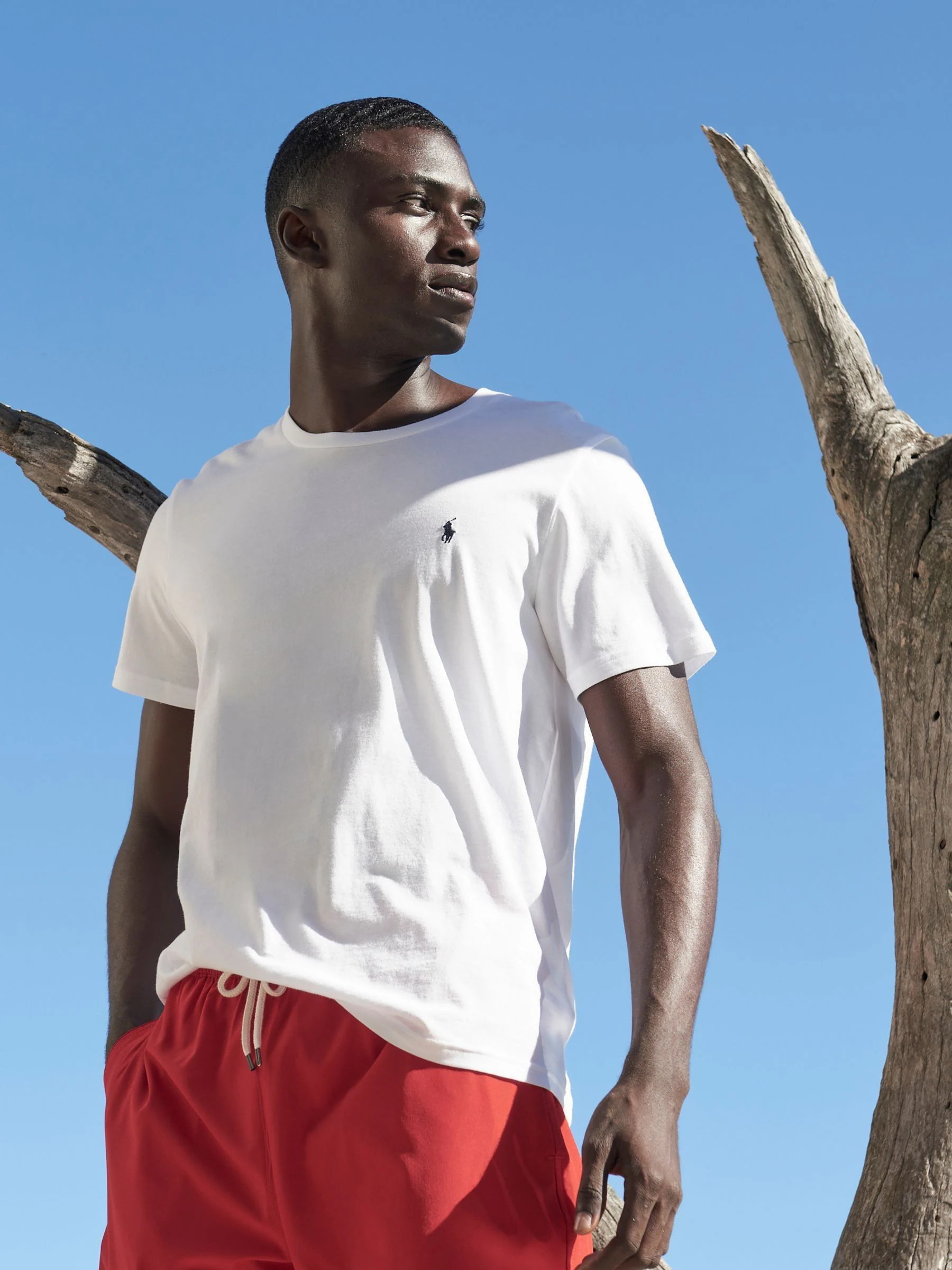 Wit - Polo Ralph Lauren katoenen jersey T-shirt met logo