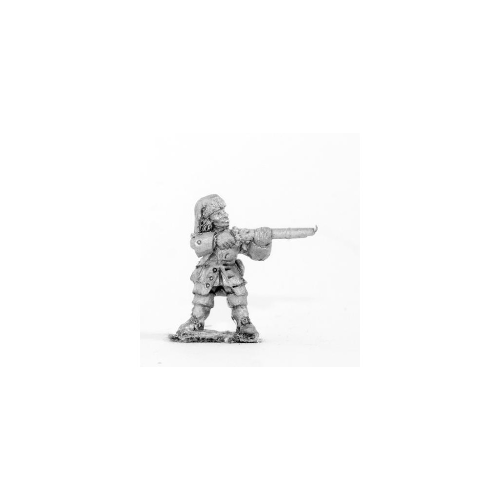 European Armies: Dismounted Dragoon in Fur Cap, firing (French)