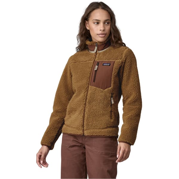 Veste polaire PATAGONIA W'S CLASSIC RETROX JKT NEST BROWN W/DULSE MAUVE
