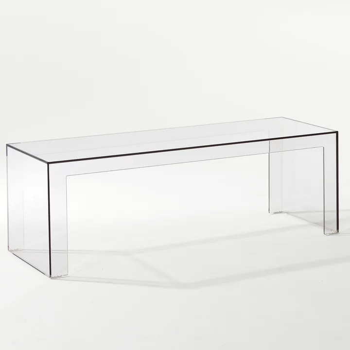 Kartell - Invisible Side Beistelltisch 120 x 40 x 40 cm, glasklar