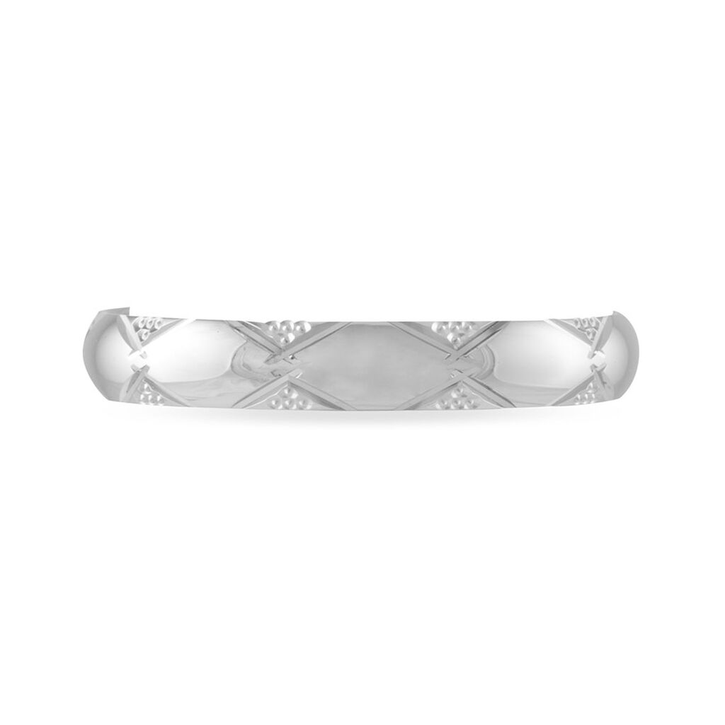Alliance Harmonie Demi Jonc Classique Or Blanc