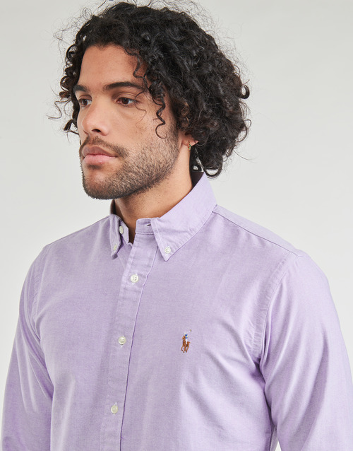 Polo Ralph Lauren - CHEMISE COUPE DROITE EN OXFORD Lilas / Lila