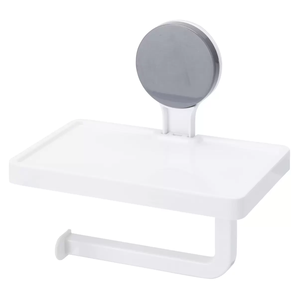 Toilettenpapierhalter grau,weiss