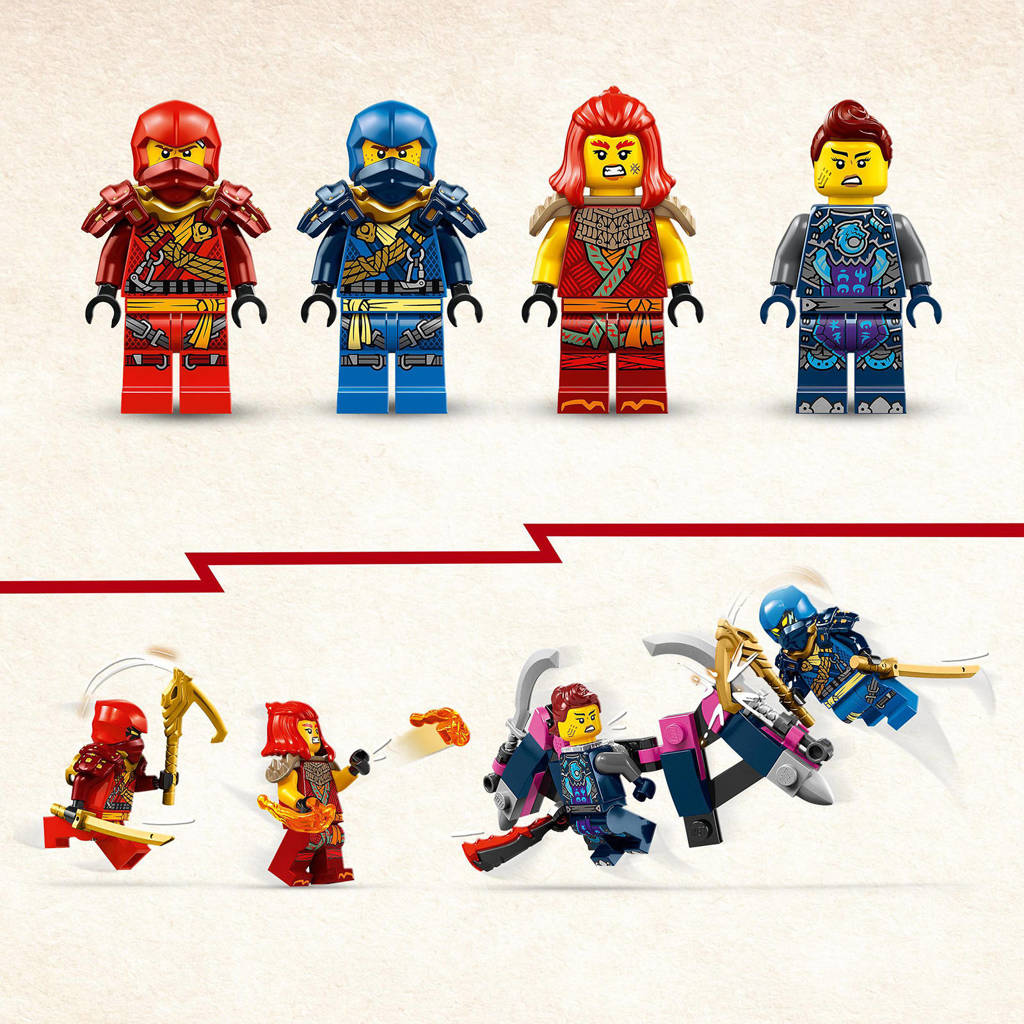Mooie grote ninjagoKai's ninjaklimmecha Actiefiguur Speelgoed voor Rollenspellen 71812