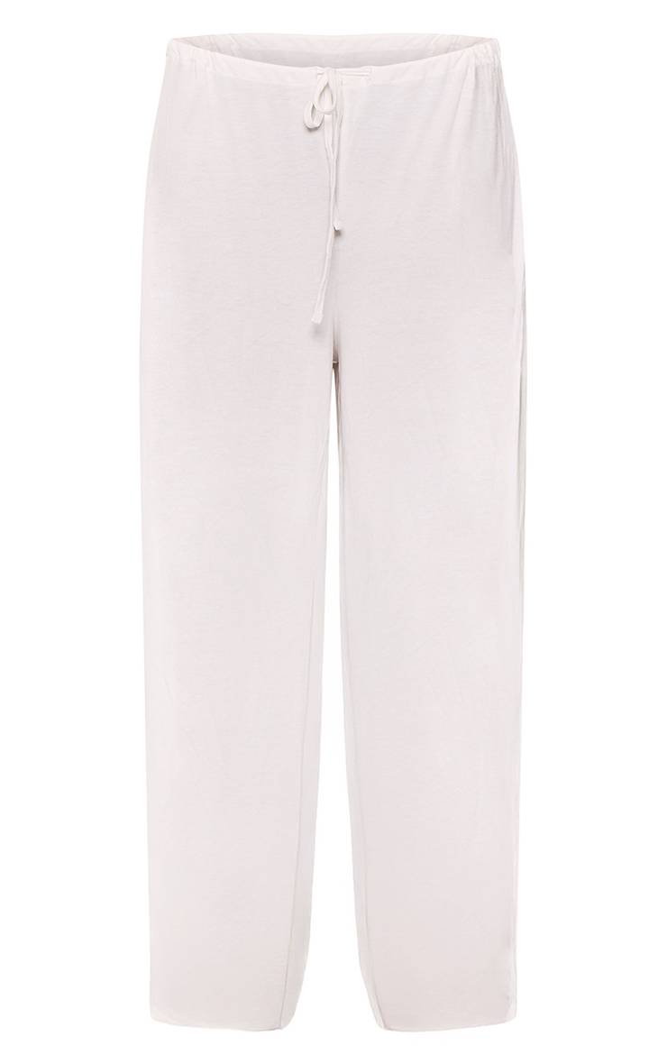 Crème Pantalon Tall En Jersey À Jambes Ballon Avec Chevilles Resserrées