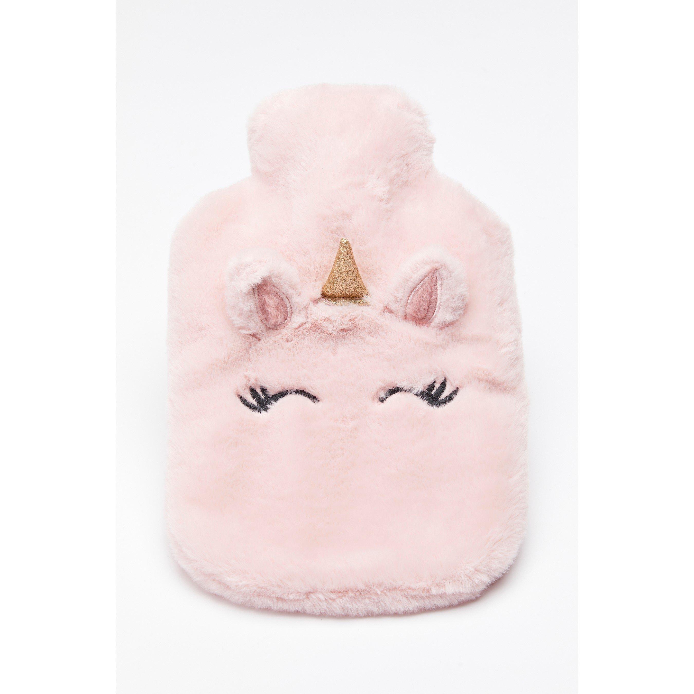 Be You Studio Girls Unicorn Slipper And Hot Water Bottle Set