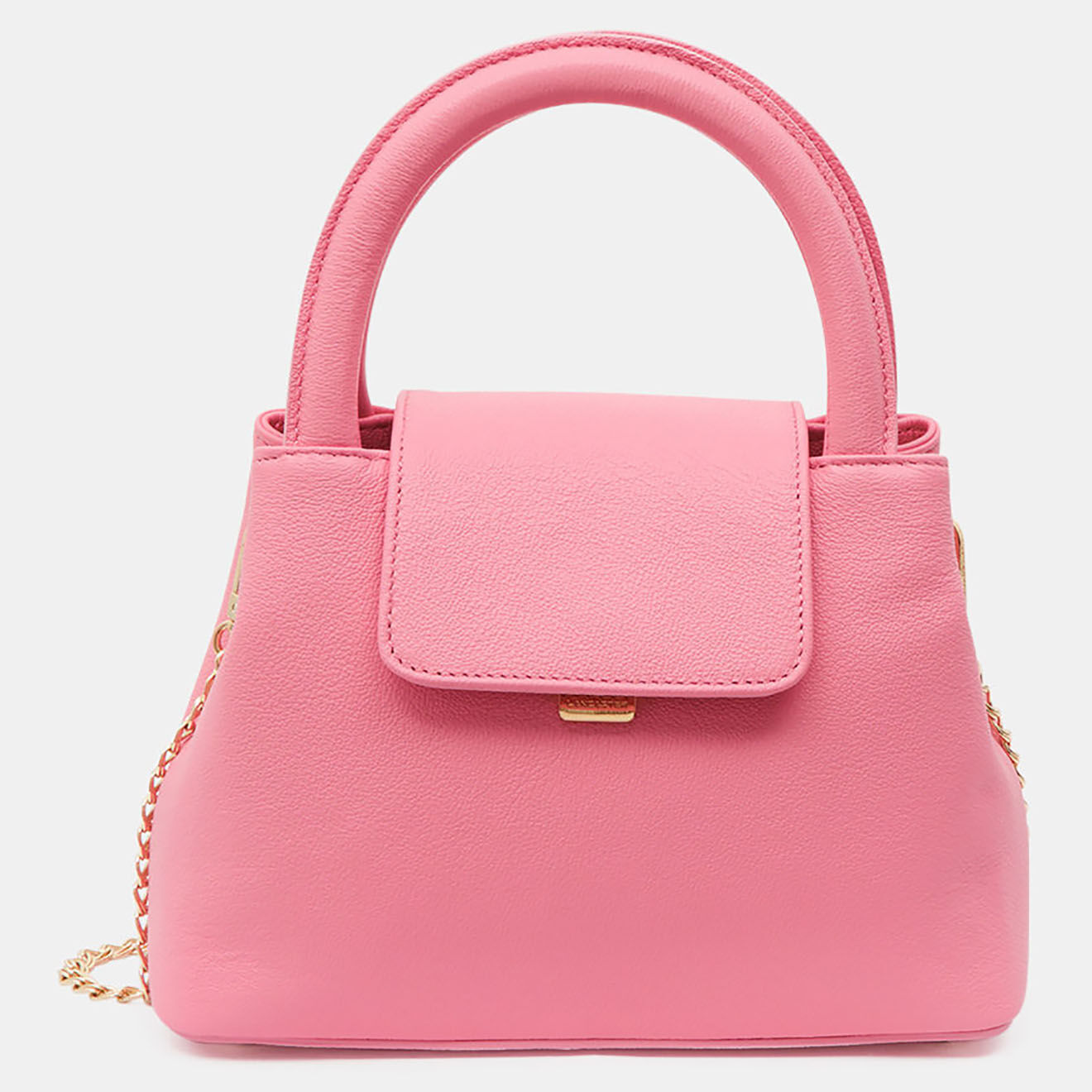 Lancaster Sac porté main Carla rose 17x9x24 cm