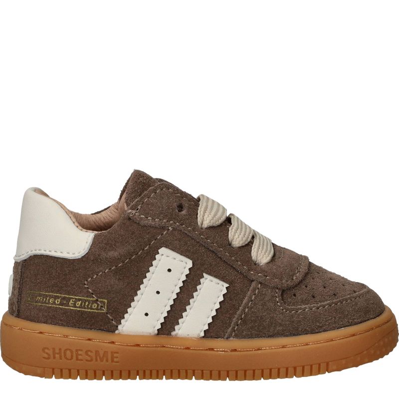 Shoesme Veterschoenen Taupe Jongens