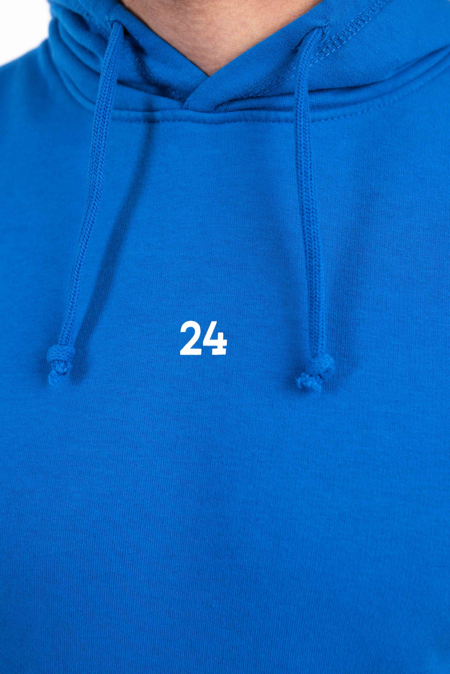 24 Uomo Universale Hoodie Heren Kobalt Blauw