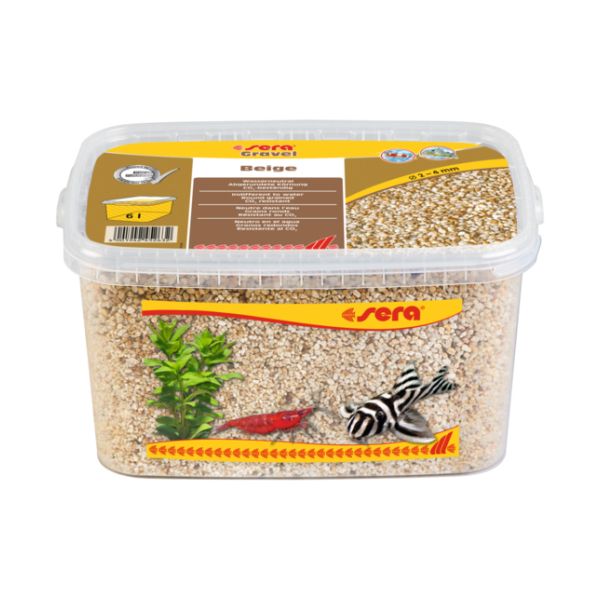 Sera Arena Gravel Beige 2-4 mm 6 L