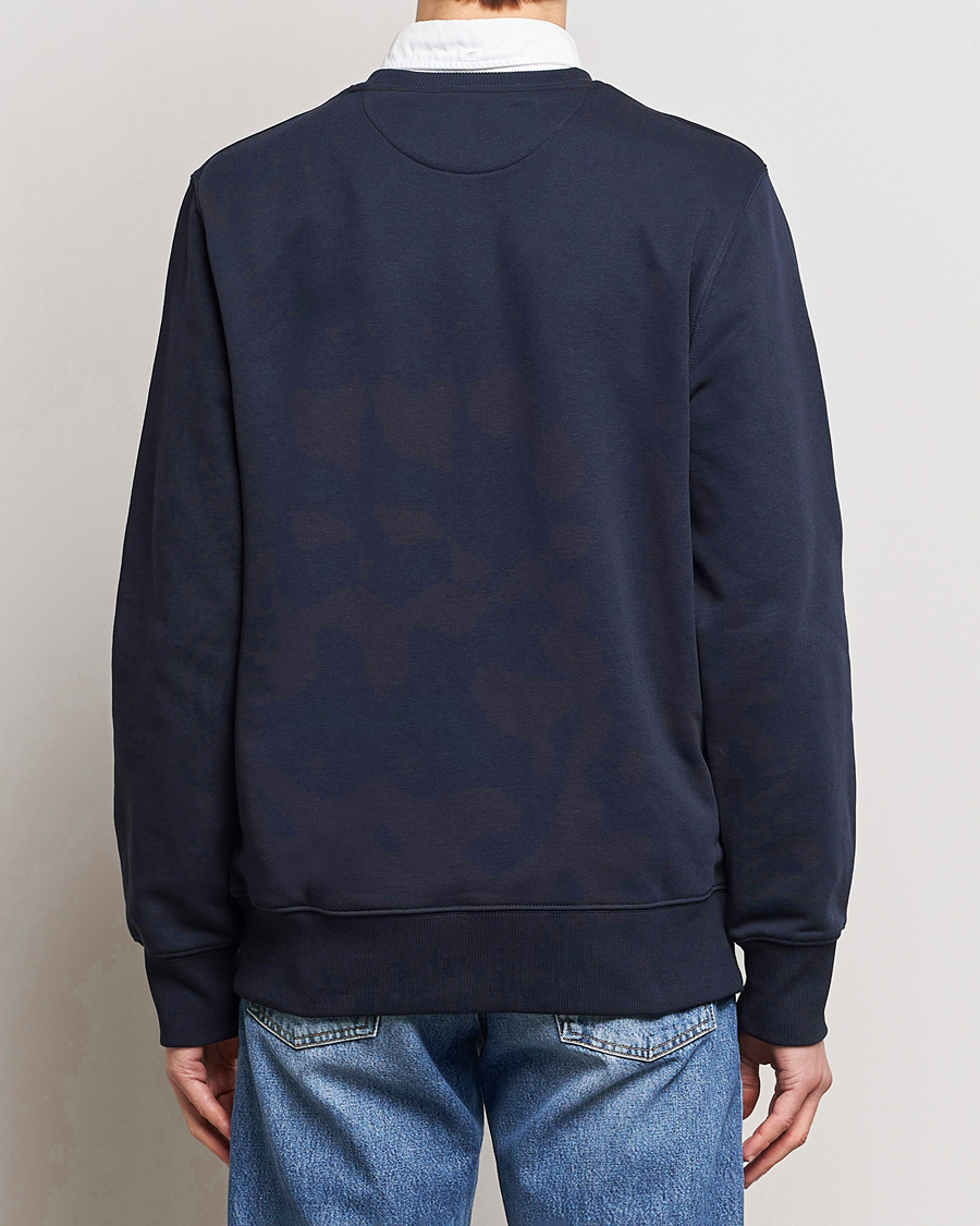 GANT Original Crew Neck Sweatshirt Evening Blue