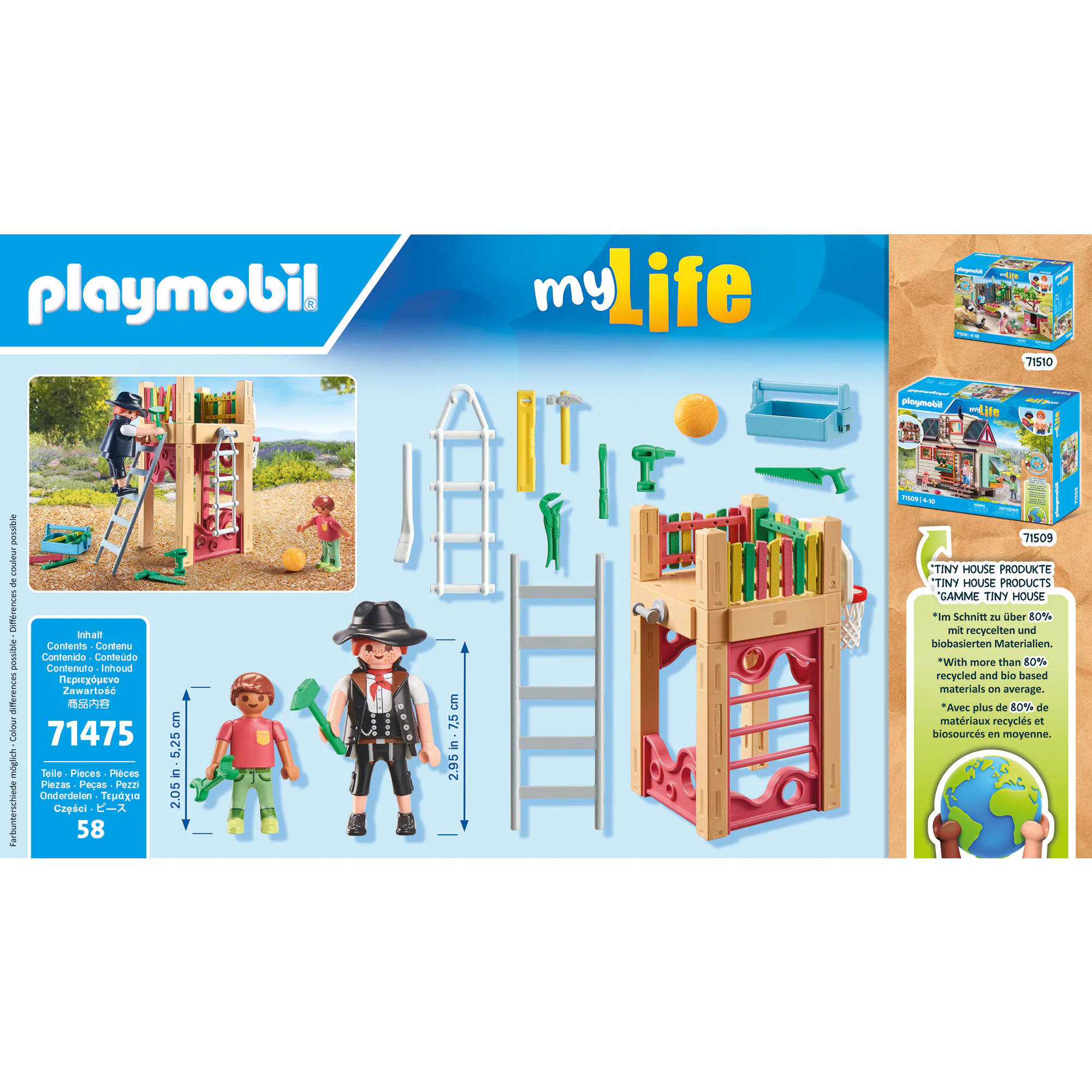PLAYMOBIL Konstruktionsspielzeug City Life Starter Pack Zimmerin on Tour