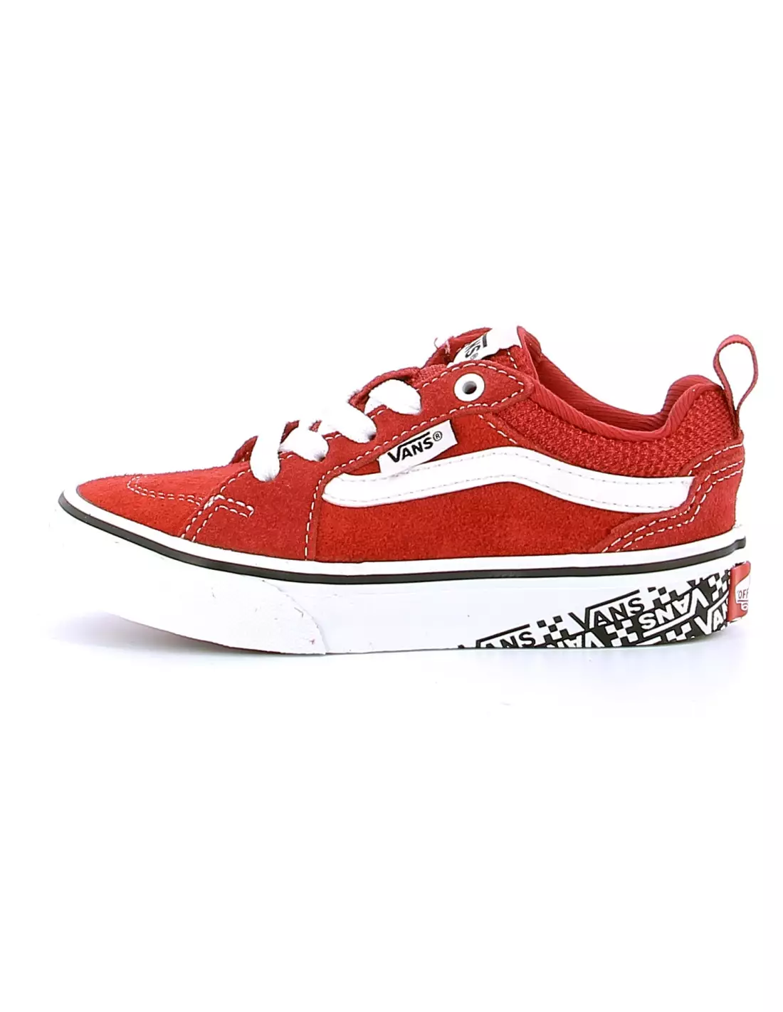 VANS FILMORE SIDEWALL SUEDE - Baskets Rouge
