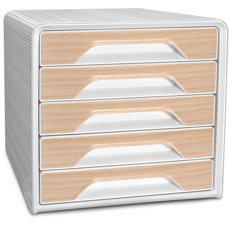 CEP Schubladenbox Smoove Silva, weiss-buche
