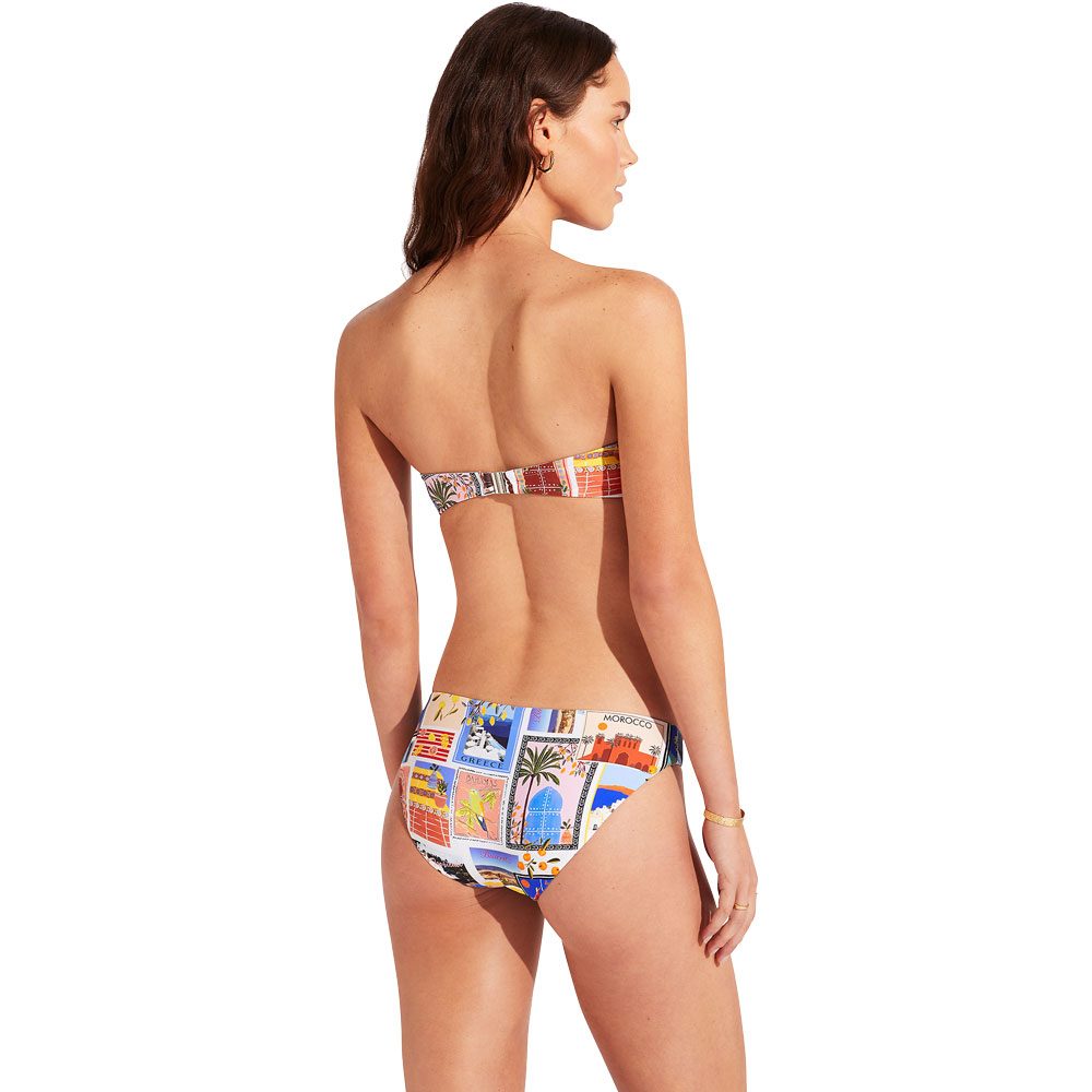 Seafolly OnVacation Bustier Bandeau Bikini Top Damen blau