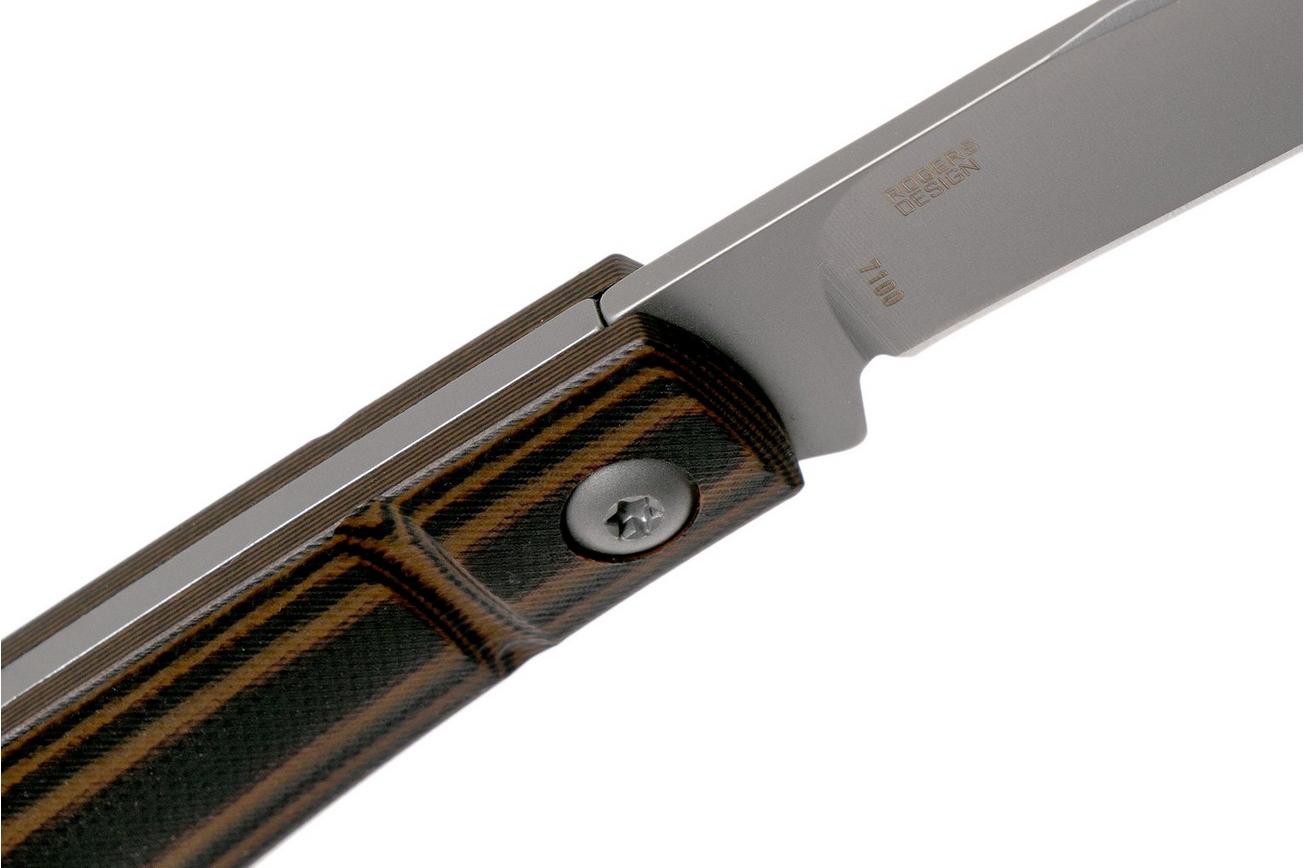 CRKT Venandi Brown 7100 zakmes, Richard Rogers design