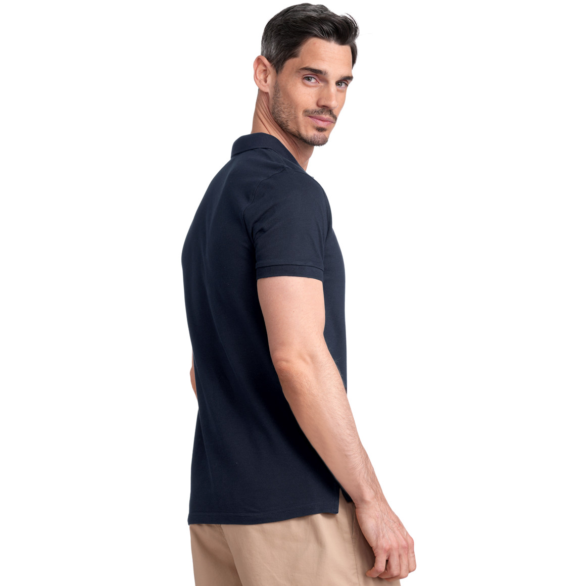 VanVaan Herren Poloshirt in Piqué-Qualität dunkelblau