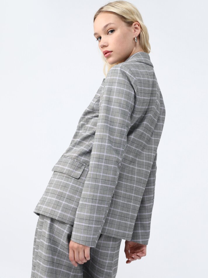 Blazer de abotoamento duplo - Lilás