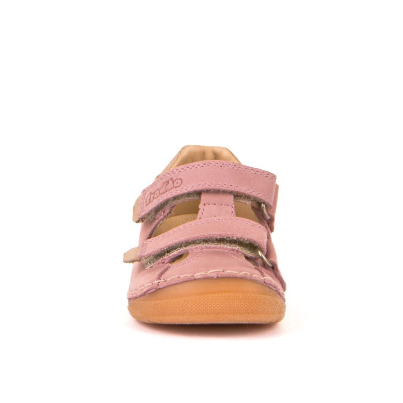 Froddo Froddo Amplio Paix sandales deux scratchs rose-nude