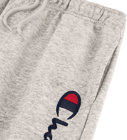 Champion Shorts - Graues Meliert m. Logo