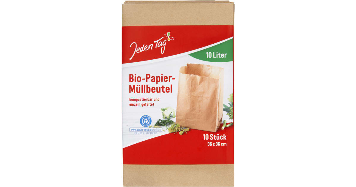 Jeden Tag BIO Bio-Müllbeutel 10 Liter