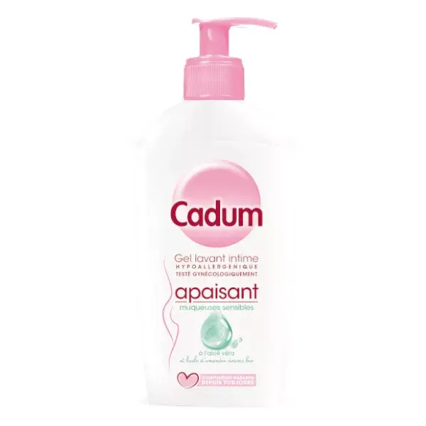Gel de Limpeza Íntima Suavizante Cadum com Aloe Vera e Óleo de Amêndoas Doces 200ml