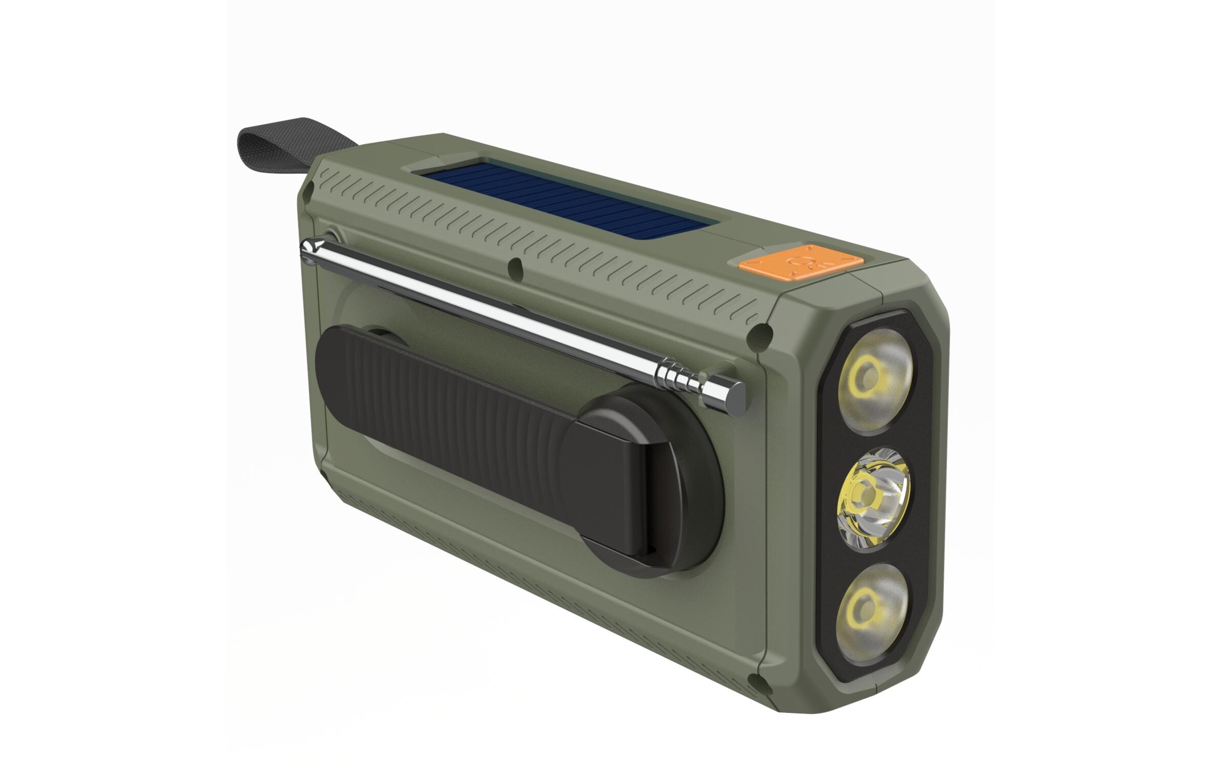 DAB+ Radio Dynamo Solar 211 GrünNotfall DAB+ Radio