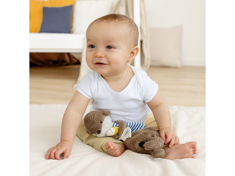 fehn Schmusetuch Otter Spielkamerad und Einschlafhilfe für Babys