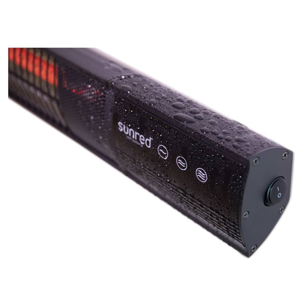 Chauffage mural royal diamond dark 2000 w carbone noir