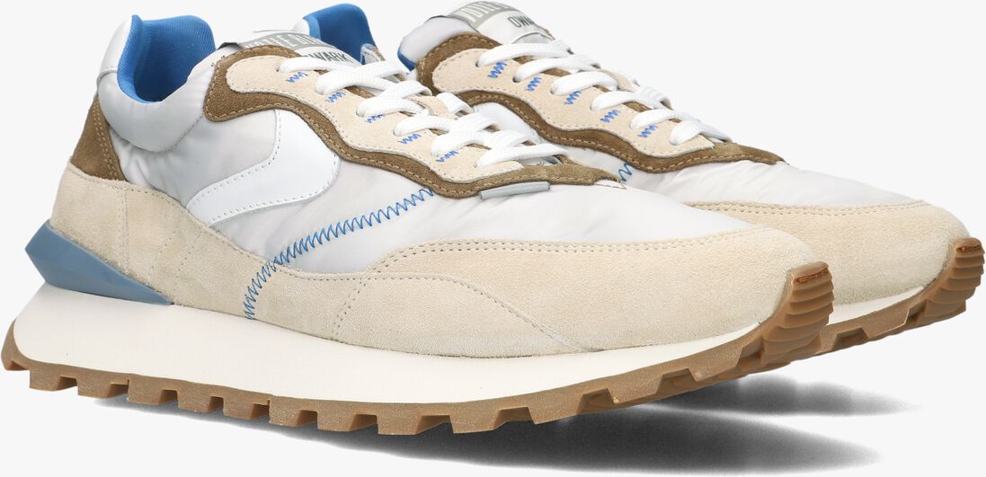 VOILE BLANCHE grijze voile blanche lage sneakers qwark hype man