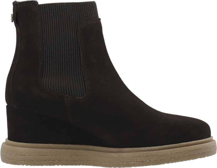 Cashott CASANJA Chelsea Boot Suede Coffee