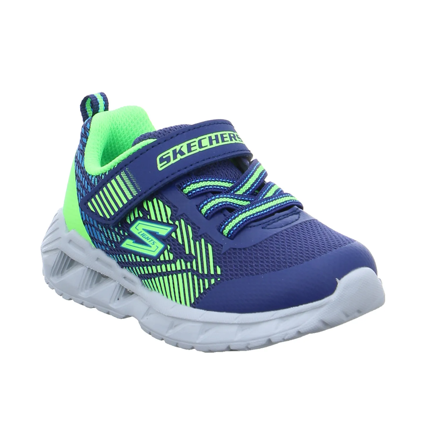 SKECHERS Baby-Sport-Bottine Blau Textil  Sneaker