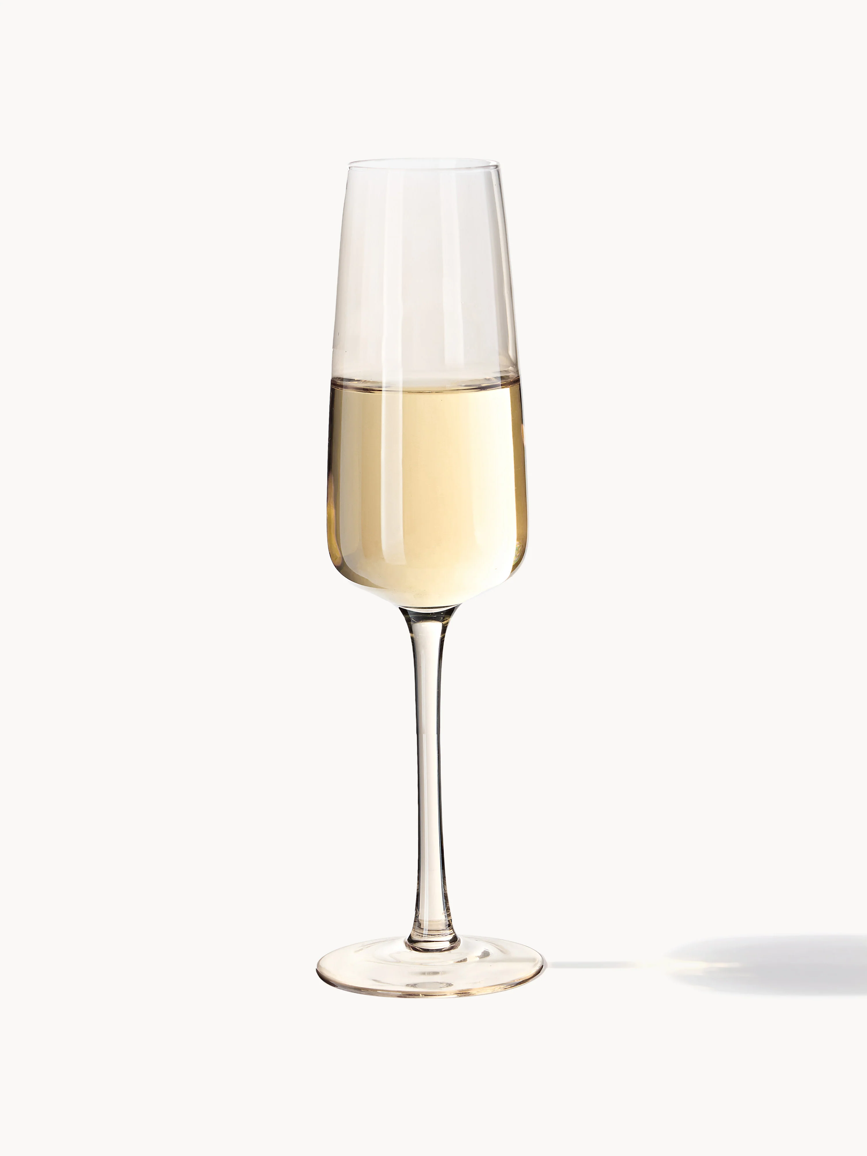 Mondgeblazen champagneglazen Ellery, 4-delig