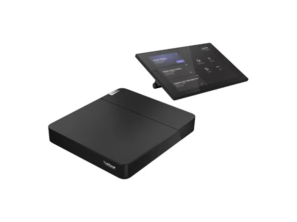 Lenovo ThinkSmart Core - Controller Kit - videokonferencepakke (berøringsskærmkonsol, beregningssystem) - med 3 års Lenovo Premier Support   First Year Maintenance - Certified for Microsoft Teams Rooms - sort