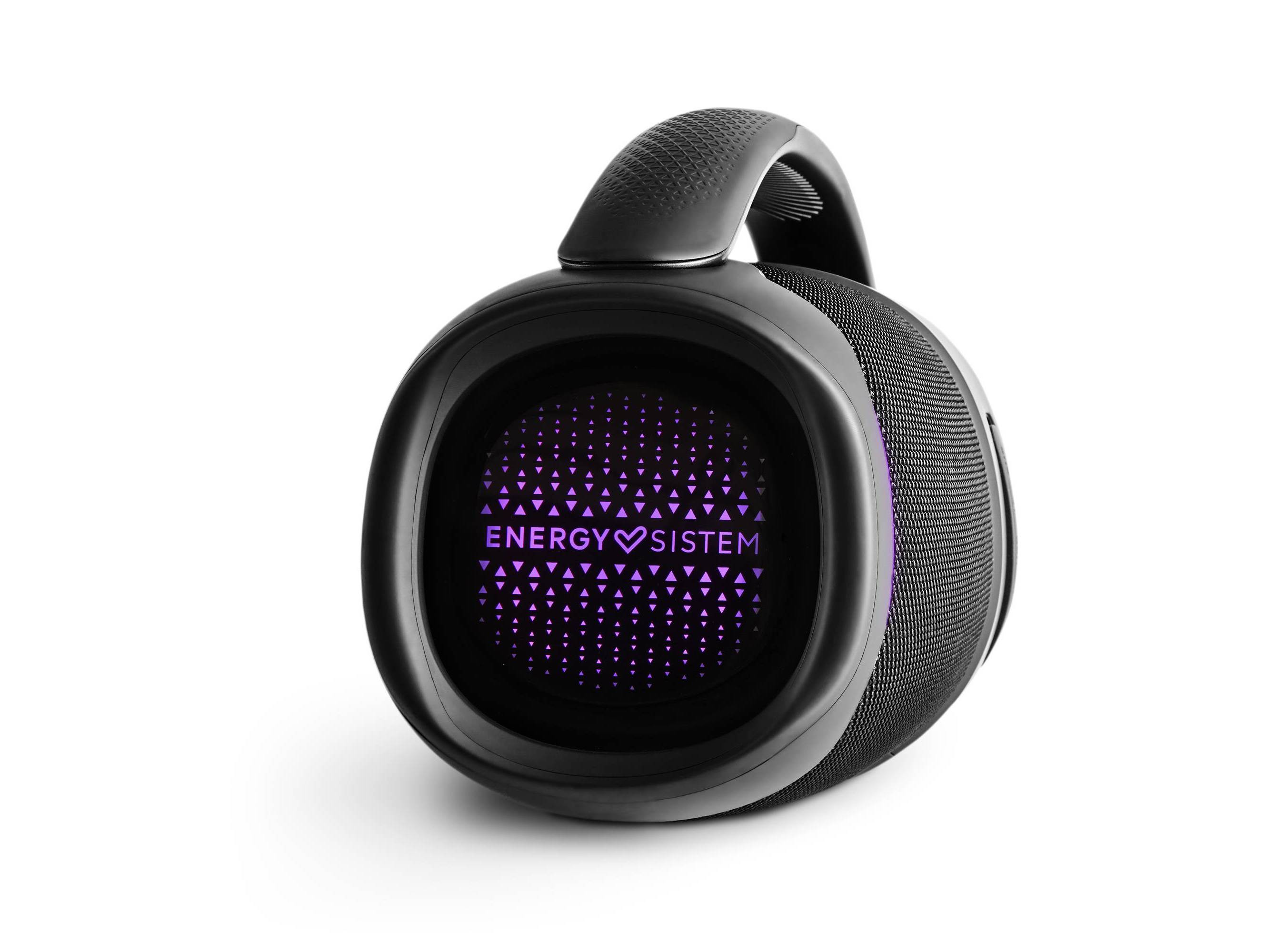 COLUNA PORTÁTIL ENERGY SISTEM HYPERBEAT PRETO 80W