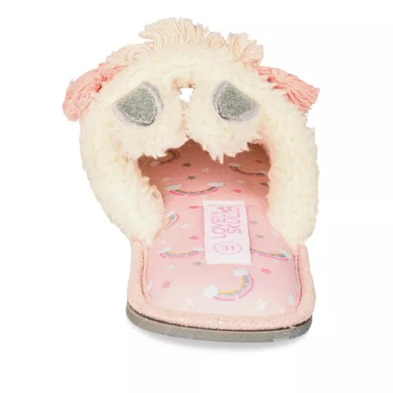 Chaussons BLANC LOVELY SKULL