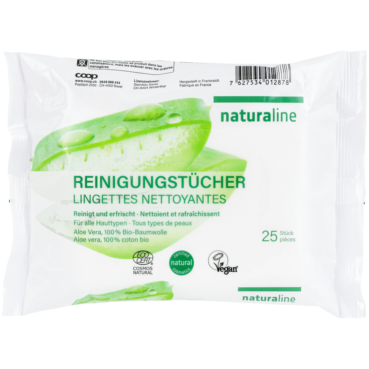 Naturaline Reinigungstücher 25 Stück